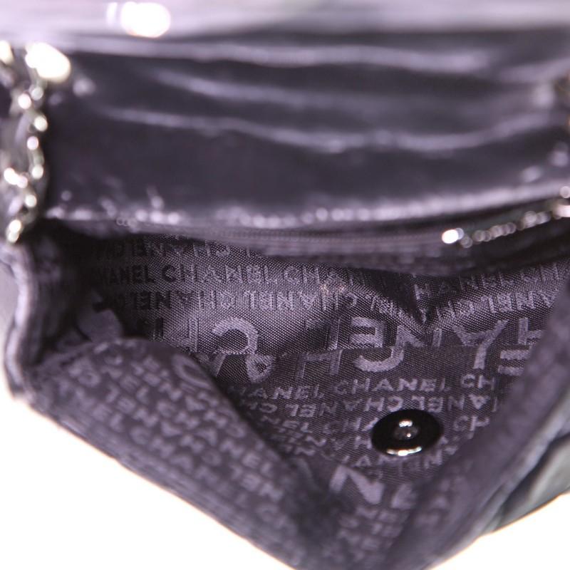 Women's or Men's Chanel Vintage Square Classic Single Flap Bag Quilted Velvet Mini