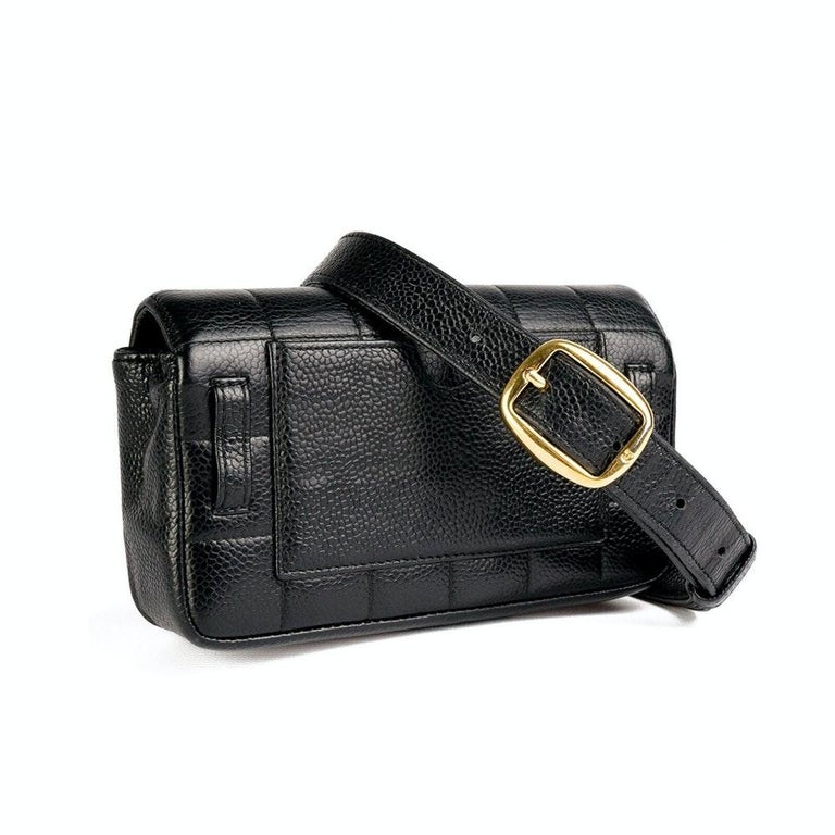 Chanel Classic Flap Micro Mini Beige Lambskin Leather Cross Body