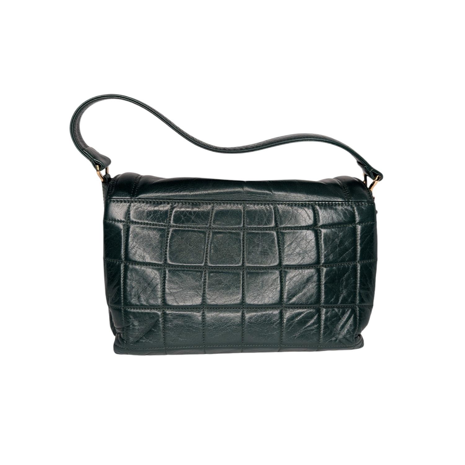 Black Chanel Vintage Square Quilted Mademoiselle Flap Bag For Sale