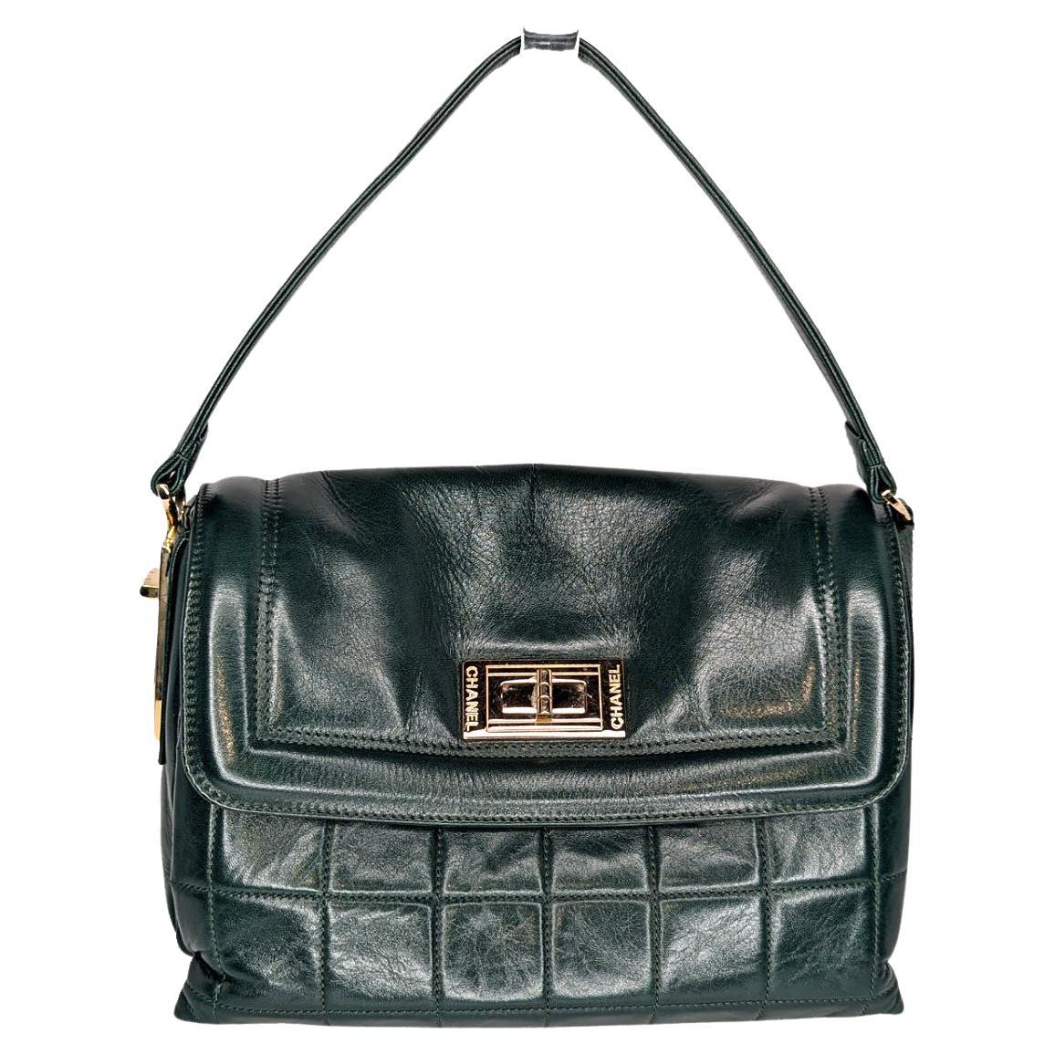 Chanel Vintage Square Quilted Mademoiselle Flap Bag For Sale