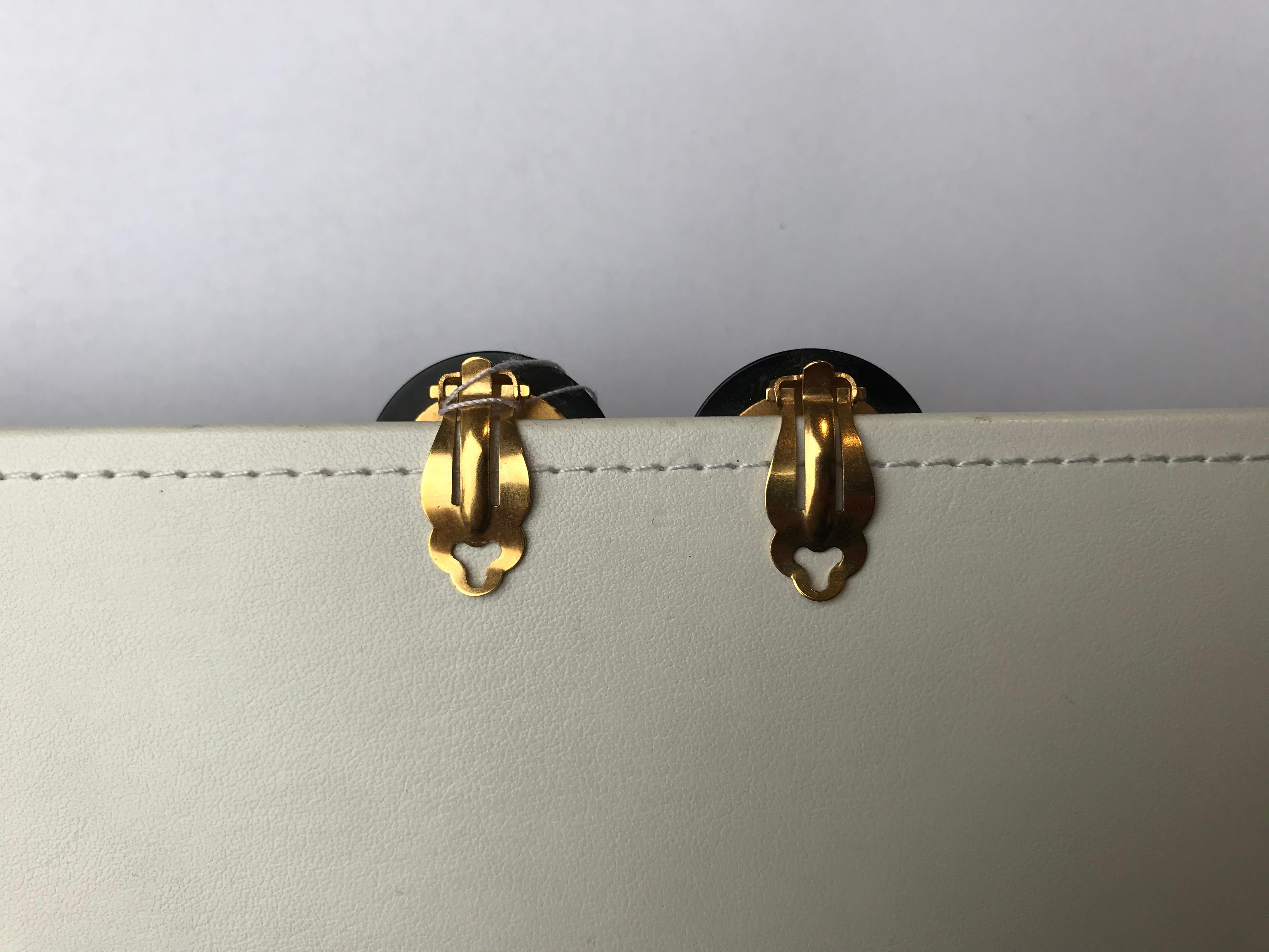 chanel moon earrings