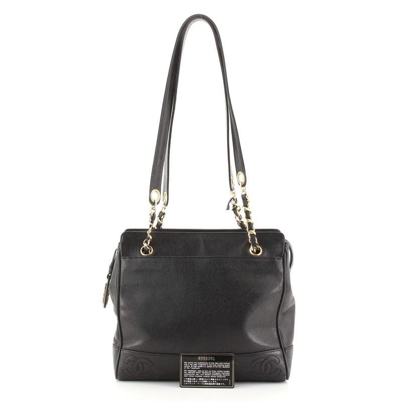 Chanel vintage zipper pull best sale