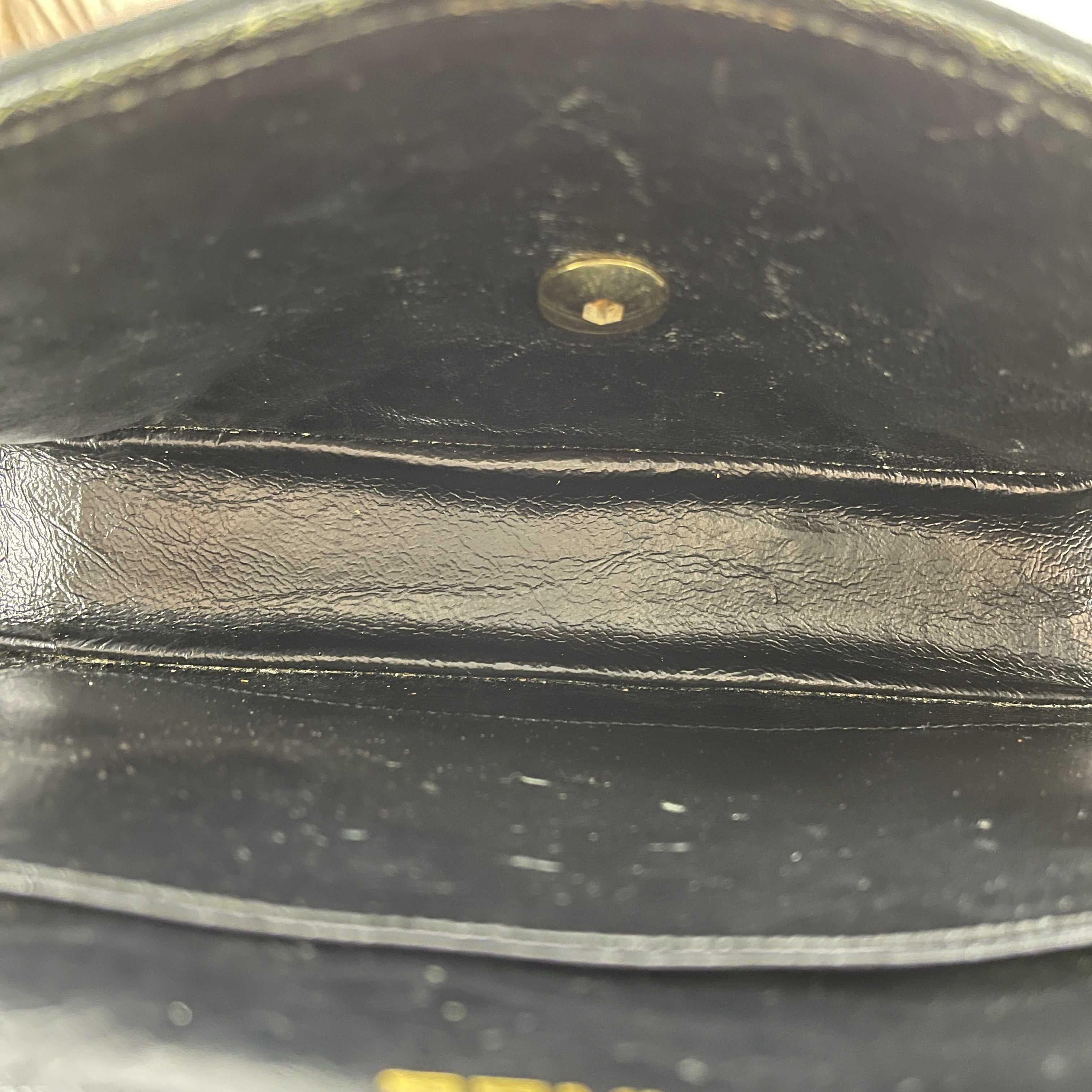 CHANEL Vintage Suede Medium Flap Bag Chain CC Turnlock Crossbody 8