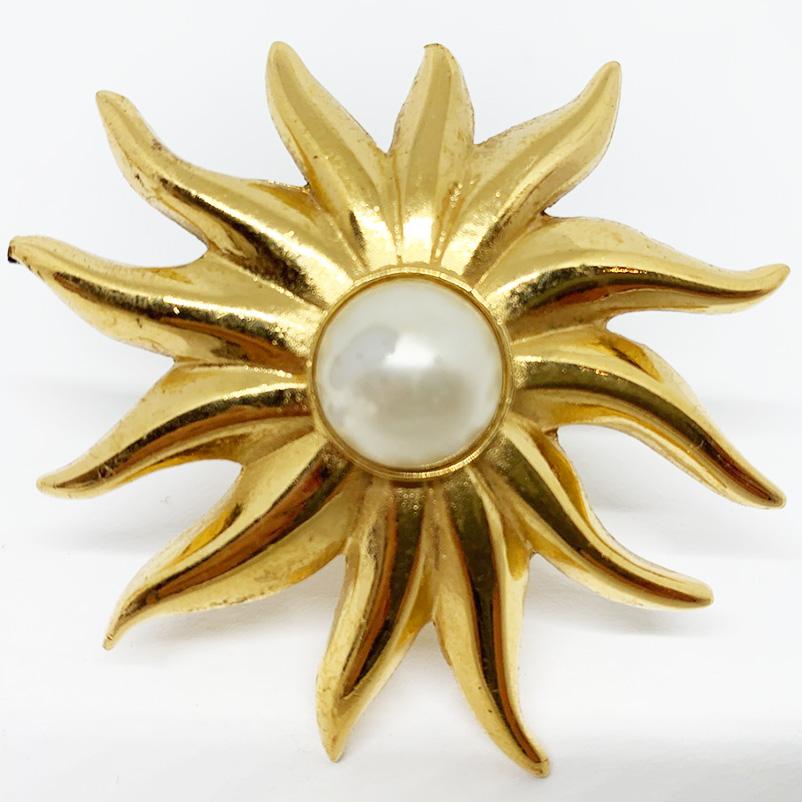 vintage sun earrings