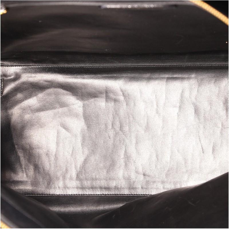 Black Chanel Vintage Supermodel Weekender Bag Caviar Large