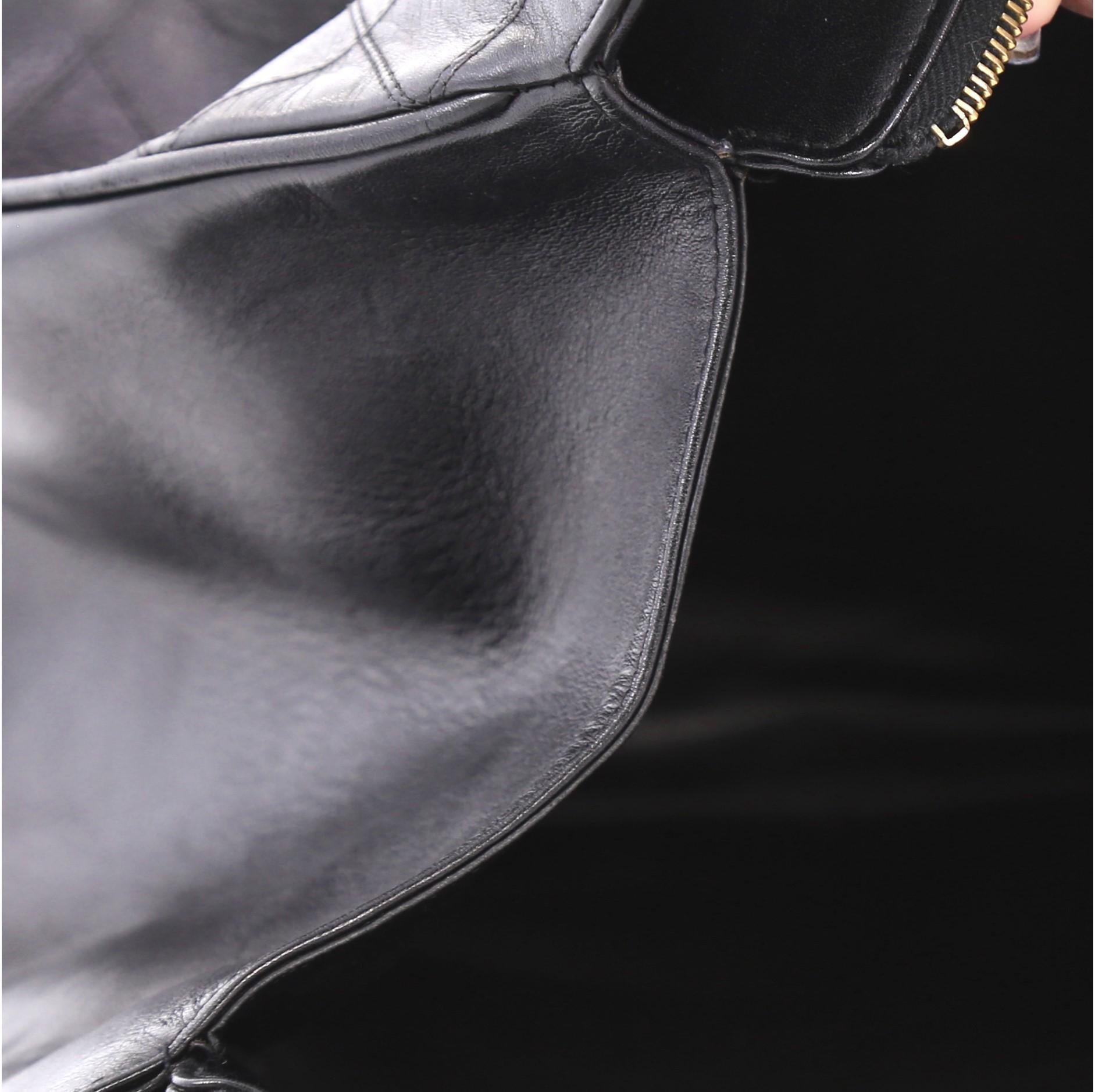 Chanel Vintage Supermodel Weekender Bag Quilted Leather Large 5