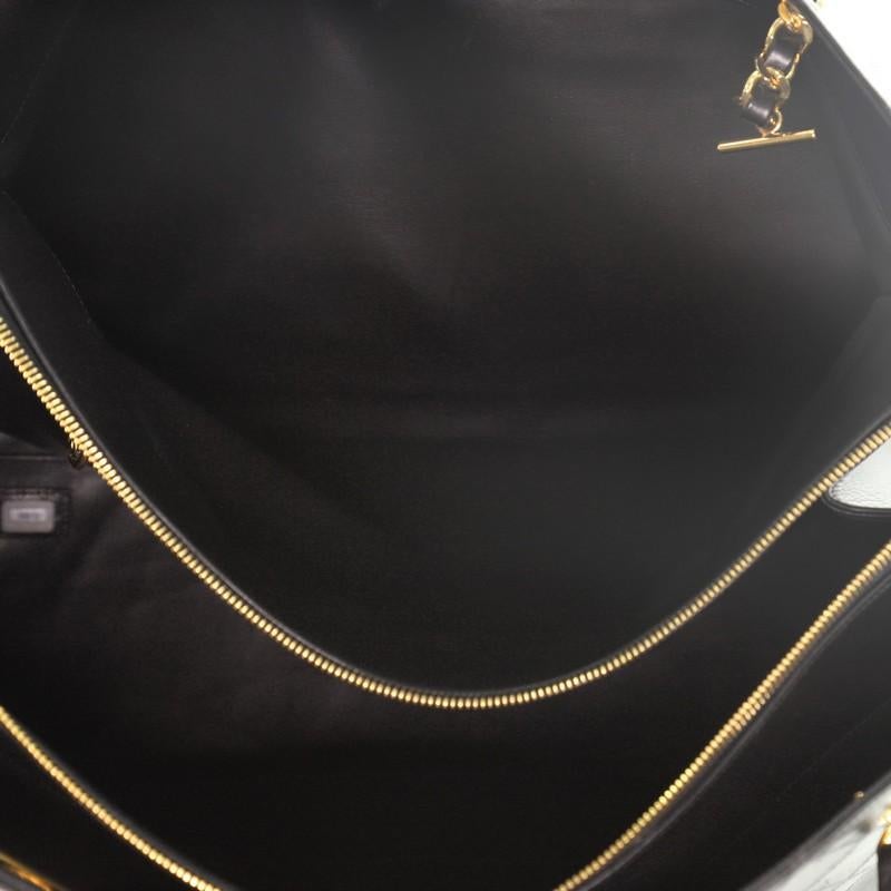 Chanel Vintage Supermodel Weekender Bag Quilted Leather Large 6