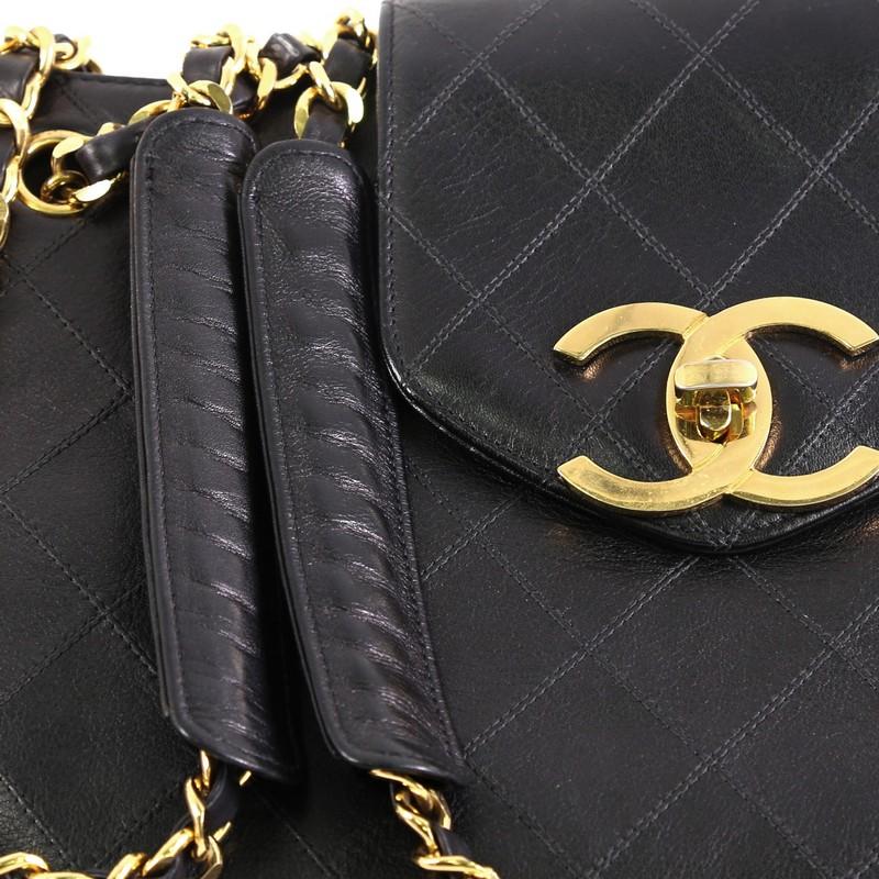Chanel Vintage Supermodel Weekender Bag Quilted Leather Large 1