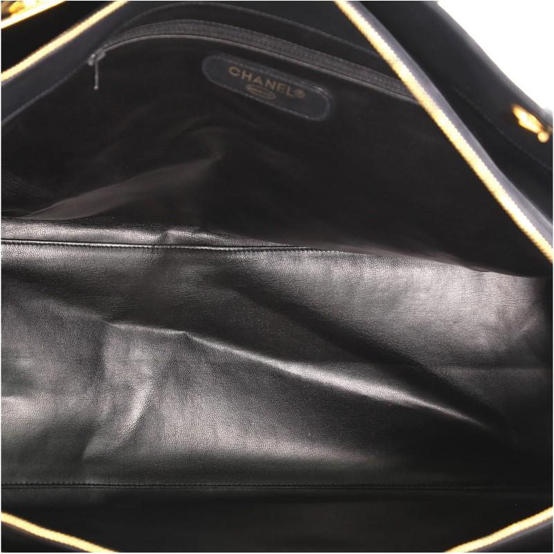 Chanel Vintage Supermodel Weekender Bag Quilted Leather Large 2