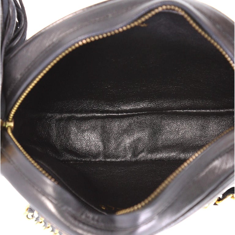 Chanel Vintage Tambourine Crossbody Bag Leather Mini at 1stDibs