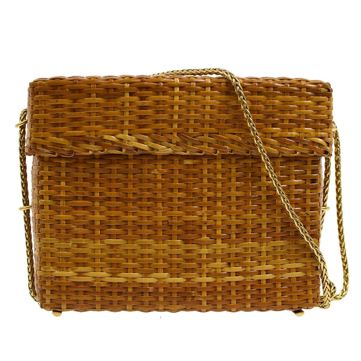 chanel wicker bag