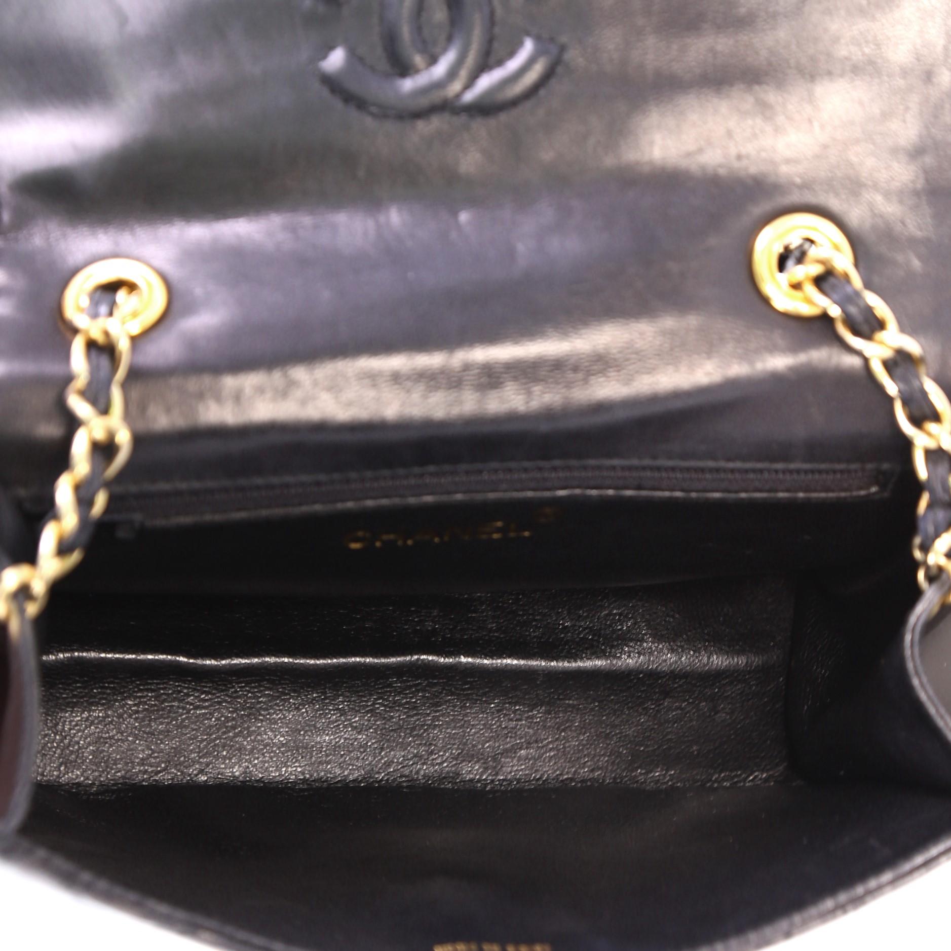 Women's Chanel Vintage Tassel Flap Bag Quilted Lambskin Mini