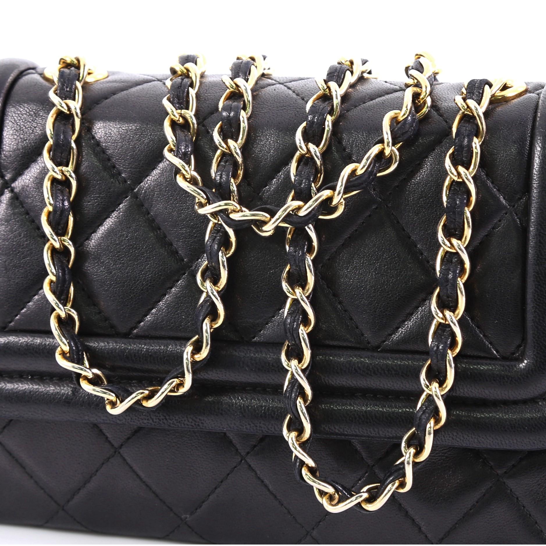 Chanel Vintage Tassel Flap Bag Quilted Lambskin Mini 2