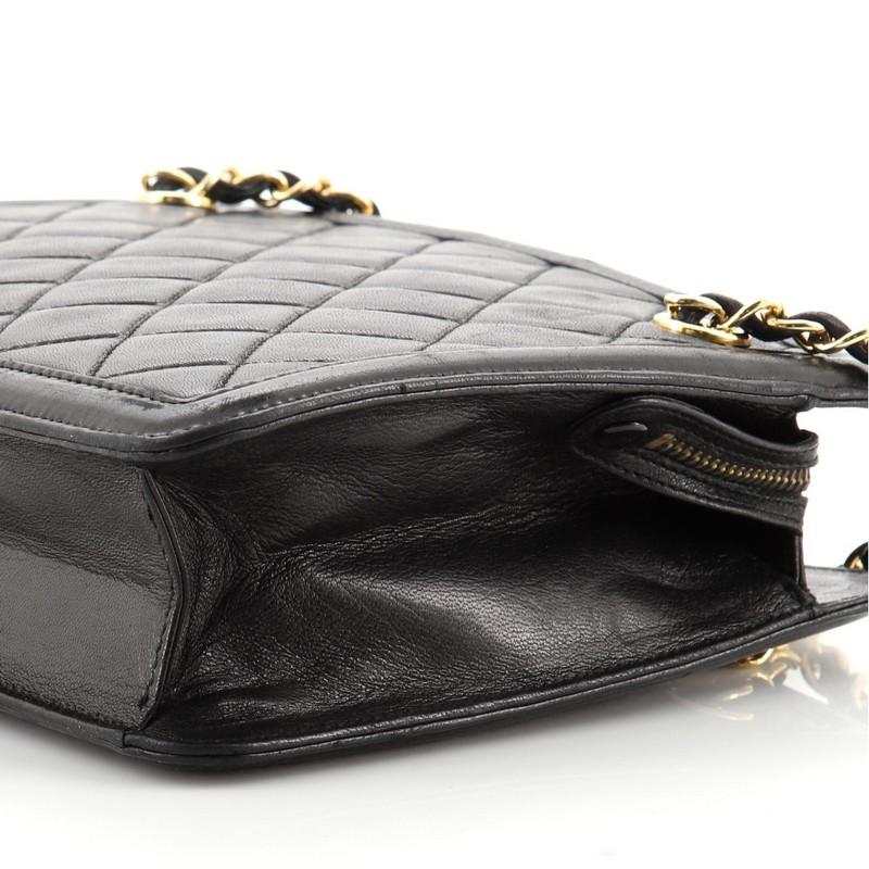 Chanel Vintage Tassel Shoulder Bag Quilted Leather Small 2