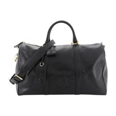 Chanel Vintage Timeless Boston Bag Caviar Large