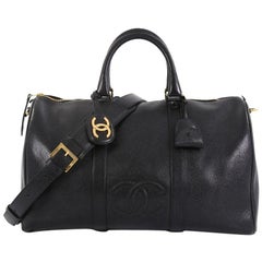 Chanel Vintage Timeless Boston Bag Caviar Medium