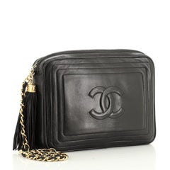 Chanel  Vintage Timeless Camera Tassel Bag Lambskin Mini