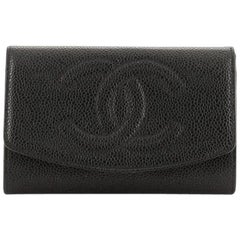 Chanel Vintage Timeless Card Case Caviar
