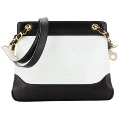 Chanel Vintage Timeless CC Charm Shoulder Bag Leather Medium