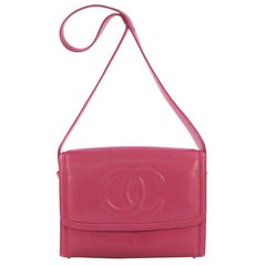 Chanel Vintage Timeless CC Messenger Bag Caviar Medium