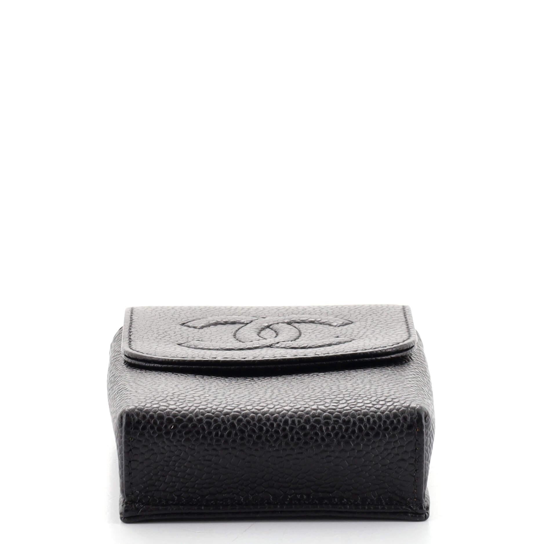 Women's or Men's Chanel Vintage Timeless CC Phone Holder Pouch Caviar Mini