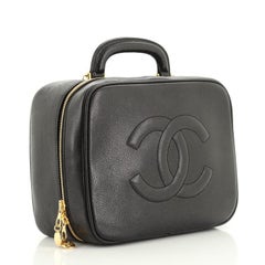 Chanel Vintage Timeless CC Vanity case Caviar Small