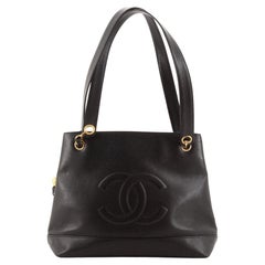 Chanel Vintage Timeless Chain Shoulder Bag Caviar Medium