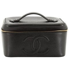 Chanel Vintage Timeless Cosmetic Case Caviar Large Chanel Vintage Timeless Cosmetic Case Caviar Large