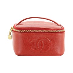 Chanel Vintage Timeless Cosmetic Case Caviar Small Chanel Vintage Timeless Cosmetic Case Caviar Small