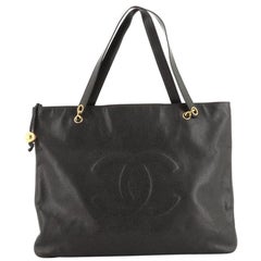 Chanel Vintage Timeless Flat Tote Caviar XL