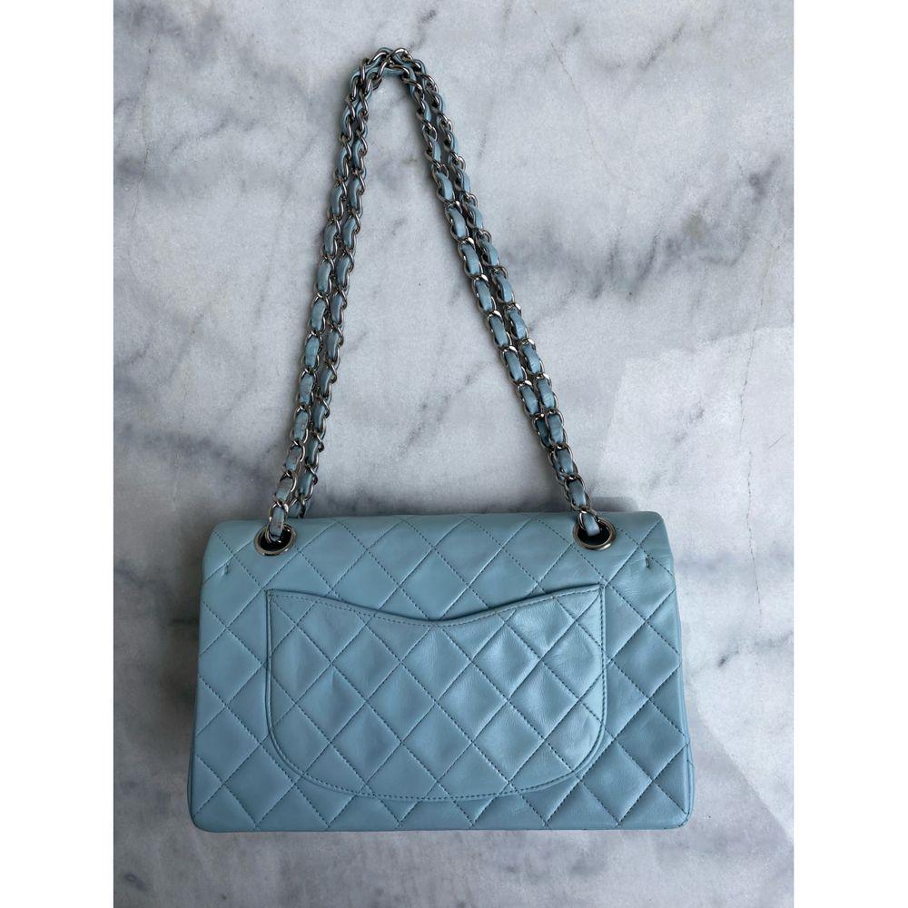 Gray Chanel, Vintage Timeless in blue leather