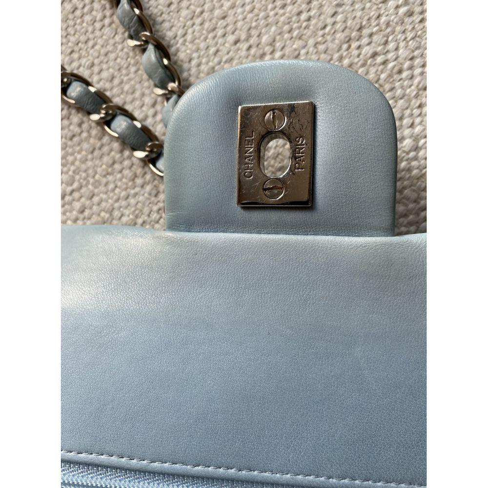 Chanel, Vintage Timeless in blue leather 3