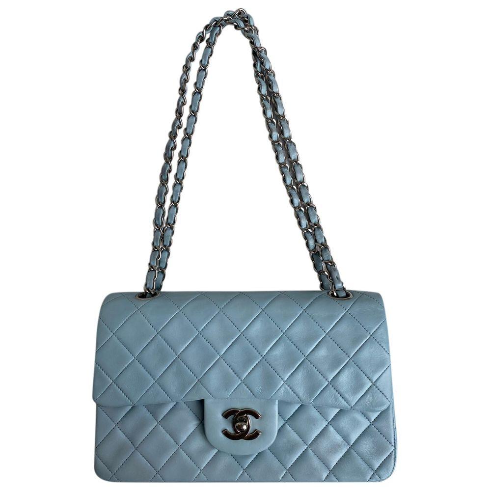 Chanel, Vintage Timeless in blue leather