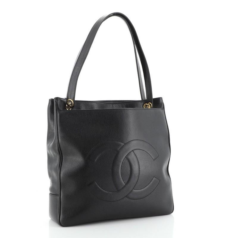 chanel large coco vintage timeless tote bag