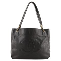 Chanel Vintage Zeitlose offene Kette Tote Kaviar groß