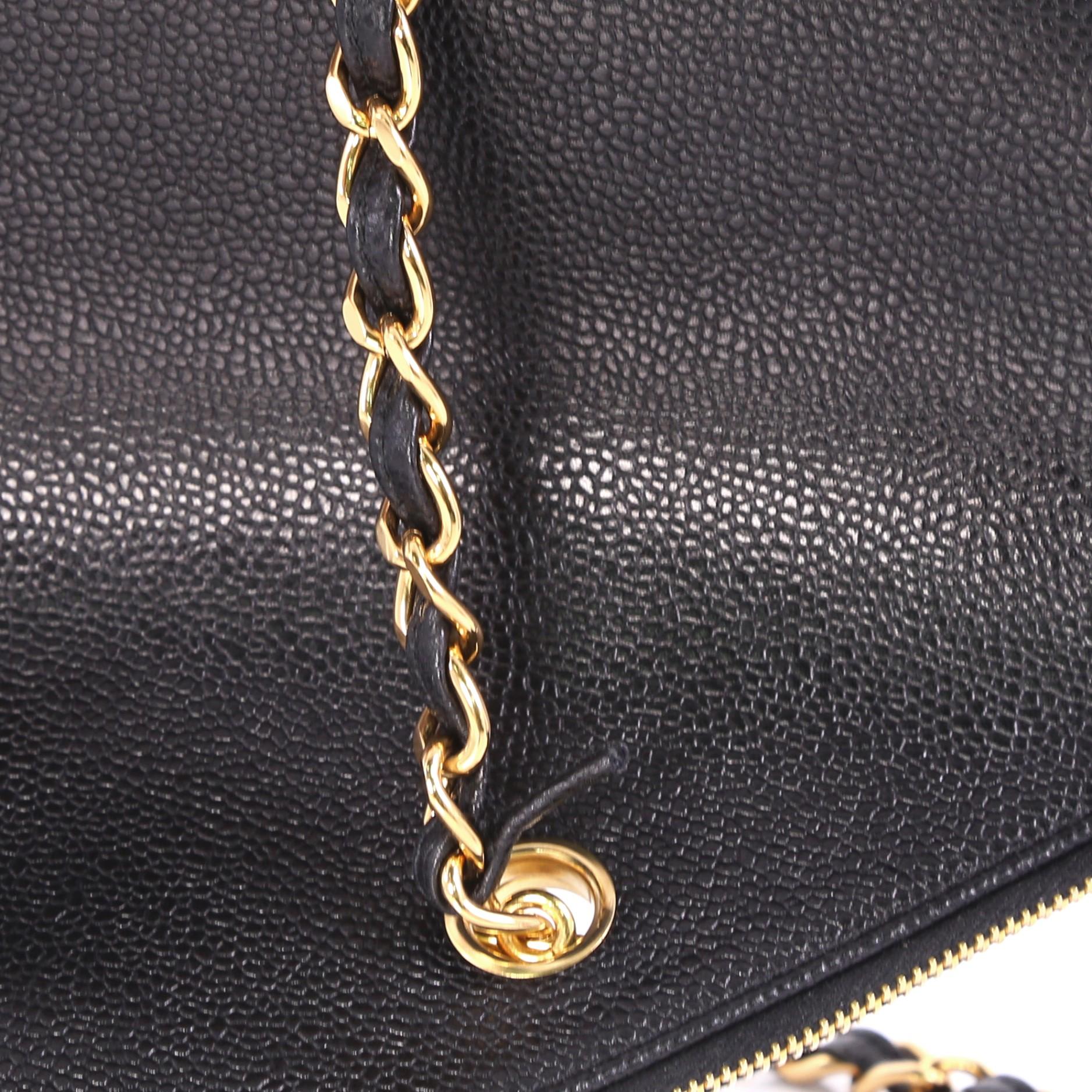 Chanel Vintage Timeless Portfolio Tote Caviar Large 2