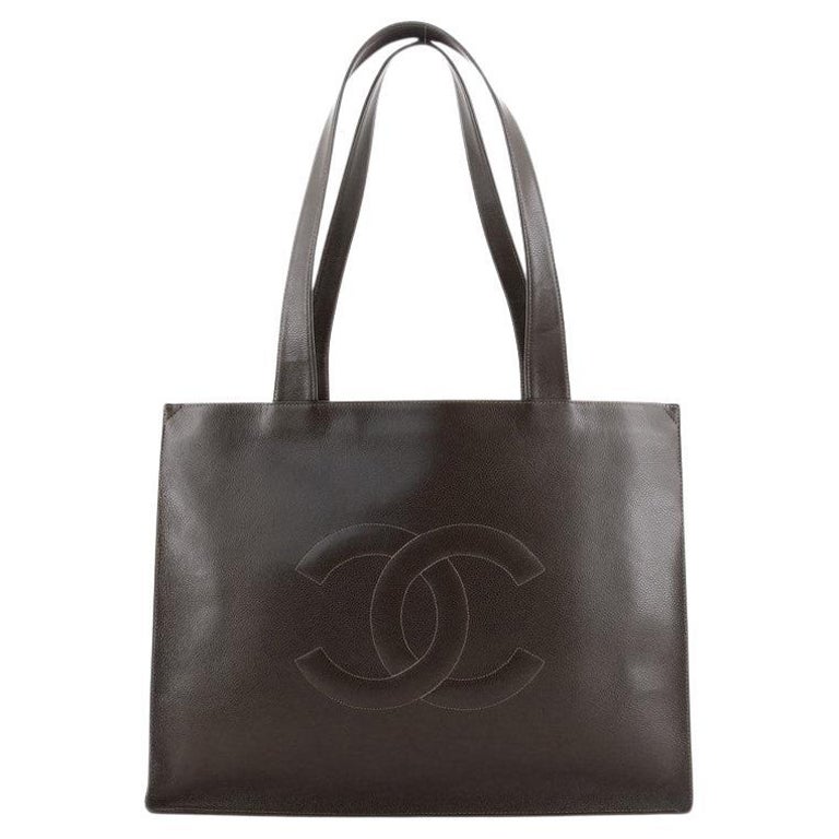 Chanel Vintage Timeless Shopping Tote Caviar at 1stDibs