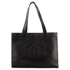 Chanel Vintage Timeless Shopping Tote Caviar