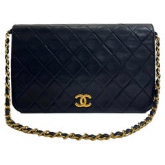 Chanel Vintage Timeless Single Flap Leather Bag