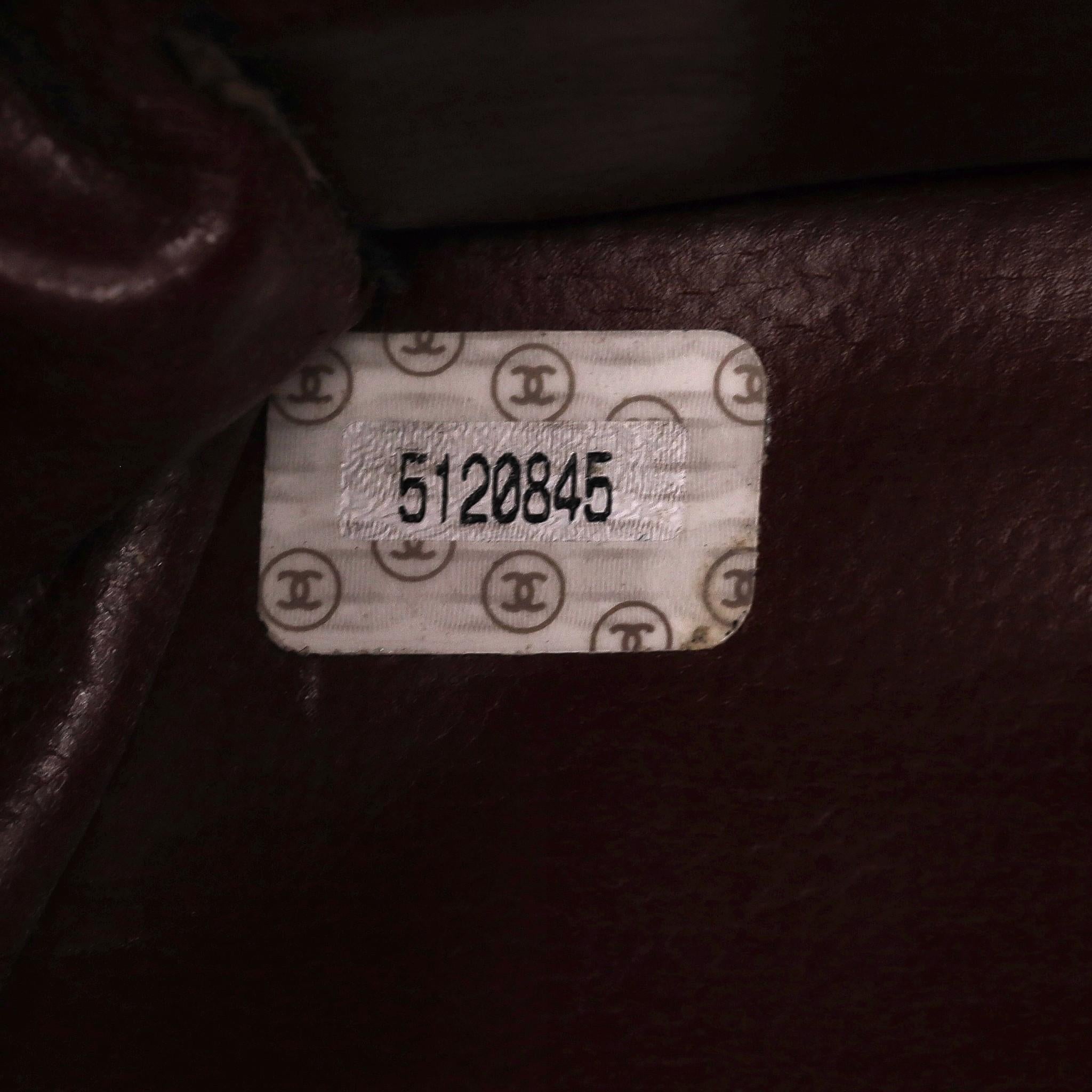 Chanel Vintage Timeless Single Flap Small Lambskin Leather Bag For Sale 7