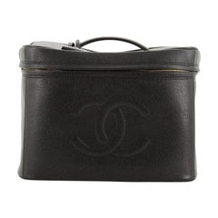 Chanel Vintage Timeless Vanity Case Caviar Large