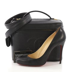 Chanel Vintage Timeless Vanity Case Caviar Small