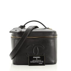 Chanel Vintage Timeless Vanity Case Caviar Small