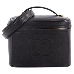 Chanel Vintage Timeless Vanity Case Caviar Small