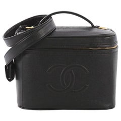 Chanel Vintage Timeless Vanity Case Caviar Small