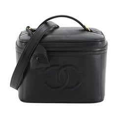 Chanel Vintage Timeless Vanity Case Caviar Small