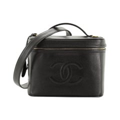  Chanel  Vintage Timeless Vanity Case Caviar Small