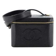 Chanel Vintage Timeless Vanity Case Caviar Small