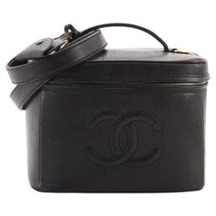 Chanel Vintage Timeless Vanity Case Caviar Small
