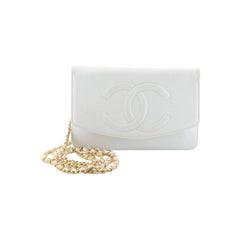 Chanel Vintage Timeless Wallet on Chain Caviar